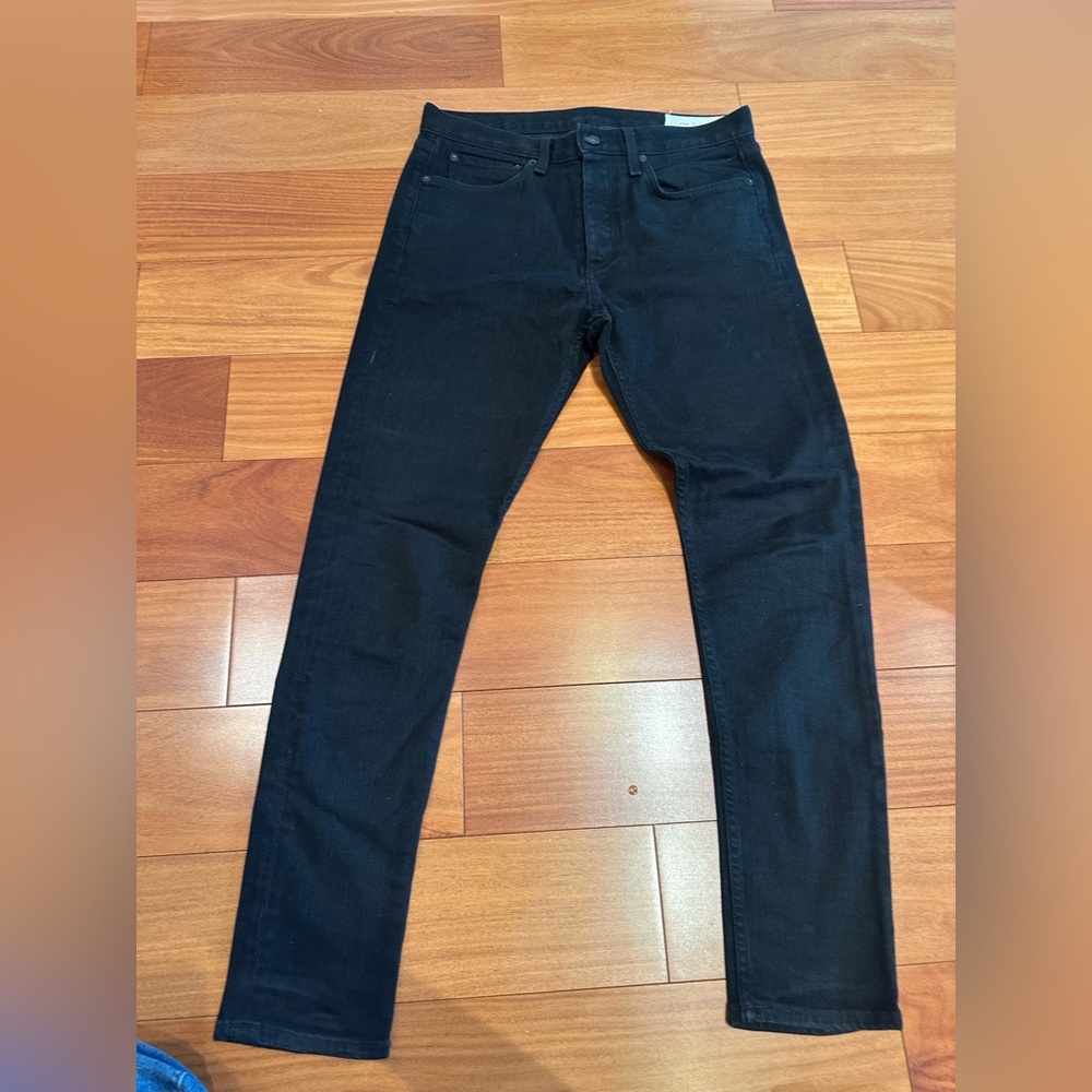 Rag & Bone Fit 1 Extra Slim Men's Jeans Black Size 33 New